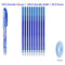 0.5mm Erasable Pen Set  Blue Black Ink Gel Pen Erasable Refill Rod Washable Handle School&Office Writing Stationery Gel Ink Pen
