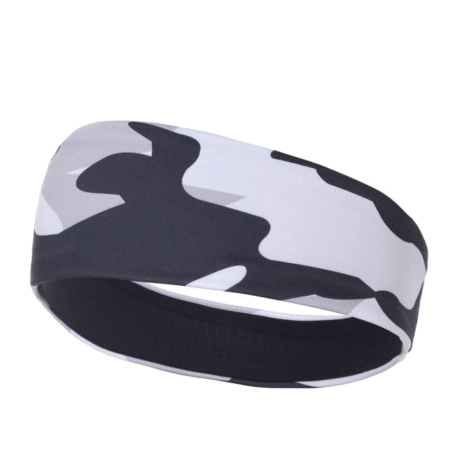 Men sweatband sports Headband Stretch Elastic Women Yoga Running hair band for men  Outdoor Sport Headwrap Fitness Sports safety