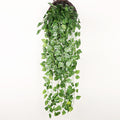 90cm Artificial Green Plants Hanging Ivy Leaves Radish Seaweed Grape Fake Flowers Vine Home Garden Wall Party Decoration