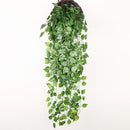 90cm Artificial Green Plants Hanging Ivy Leaves Radish Seaweed Grape Fake Flowers Vine Home Garden Wall Party Decoration