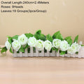 90cm Artificial Green Plants Hanging Ivy Leaves Radish Seaweed Grape Fake Flowers Vine Home Garden Wall Party Decoration