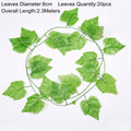 90cm Artificial Green Plants Hanging Ivy Leaves Radish Seaweed Grape Fake Flowers Vine Home Garden Wall Party Decoration