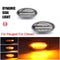 2X LED Dynamic Turn Signal Lamp Blinker For Peugeot 307 206 407 107 607 1007 Citroen C1 C2 C3 C5 C6 Sequential Side Marker Light
