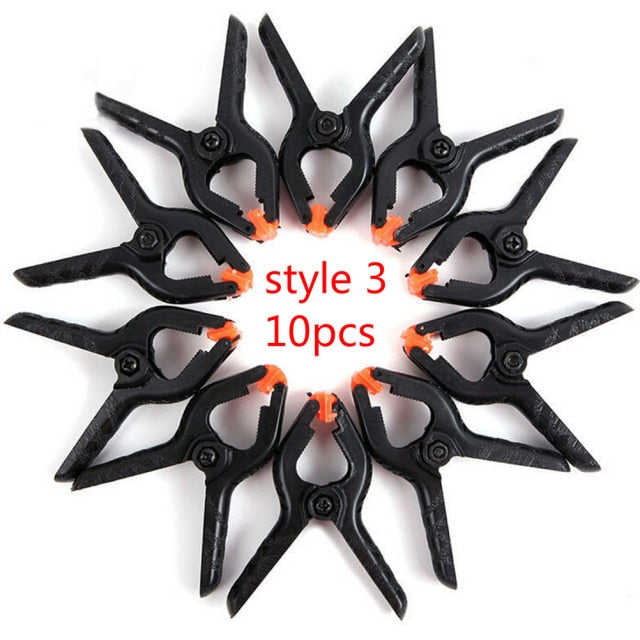 4 /6 /10pcs Spring Clamps Fixture Plastic Fastening Clips For LCD Screen IPad Phone Non-slip Handle Repair Tools Outillage