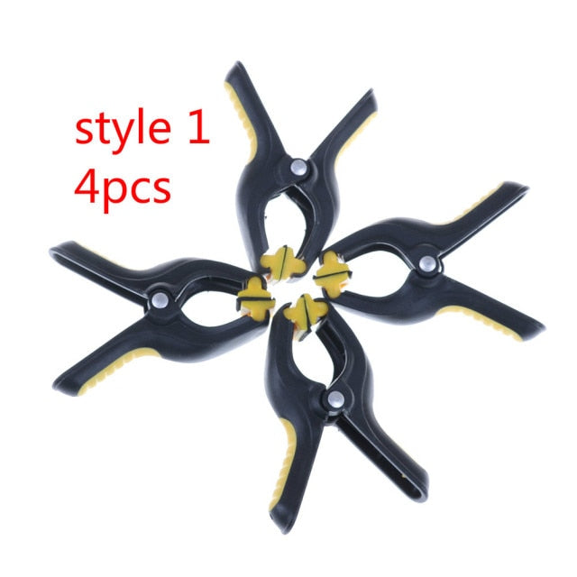4 /6 /10pcs Spring Clamps Fixture Plastic Fastening Clips For LCD Screen IPad Phone Non-slip Handle Repair Tools Outillage