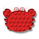 Push Toy Sensory Round Fidget Toy Stress Reliever Toys Push Bubble Toy Stress Reliever Push Color  Fidget Bubble