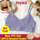 Women Tank Top Push Up Bra Tube Tops Seamless Brassiere Crop Top Sexy Lingerie for Female Underwear Intimates Backless Bralette