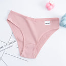 Cotton Panties Female Underpants Sexy Panties For Women Briefs Underwear Comfortable Ladies Pantys Lingerie 6 Solid Color