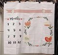 Baby Milestone Background Photo Blanket Infant Photography Backdrop Cloth Kids Photographic Calendar Photo Props Accessories
