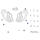 Baby Milestone Background Photo Blanket Infant Photography Backdrop Cloth Kids Photographic Calendar Photo Props Accessories
