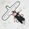 Baby Milestone Background Photo Blanket Infant Photography Backdrop Cloth Kids Photographic Calendar Photo Props Accessories