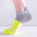 Sport Ankle Socks Men Nylon Outdoor Basketball Bike Running Football Breathable Non-Slip Colorful No Show Travel Socks EU 38-44