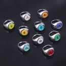 Anime Cosplay Ring Set Akatsuki Itachi Ring For Women Men Metal Finger Jewelry Accessories Cool Best Friend Child Gift