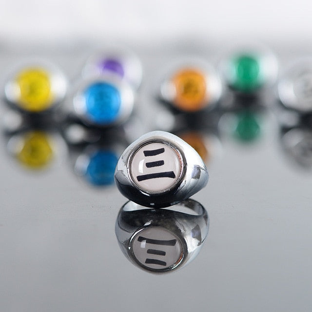 Anime Cosplay Ring Set Akatsuki Itachi Ring For Women Men Metal Finger Jewelry Accessories Cool Best Friend Child Gift