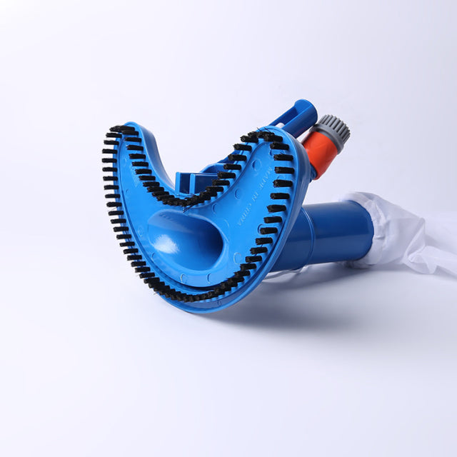 Swimming Pool Vacuum Cleaner Cleaning Disinfect Tool Suction Head Pond Fountain Spa Pool Vacuum Cleaner Brush with Handle EU/US