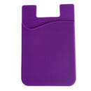 Double Pocket Elastic Stretch Silicone Cell Phone ID Credit Card Holder Sticker Universal Wallet Case Card Holder