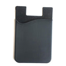 Double Pocket Elastic Stretch Silicone Cell Phone ID Credit Card Holder Sticker Universal Wallet Case Card Holder