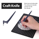 DIY Art Cutting Tool with 3 heads Craft Cutting Kinfe with 360°Stainless Steel Rotating Blade Cutter Paper Knife Accessories