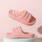 2021New Thicker EVA Sofa Slides Thick Sole Soft Indoor Slippers Men Women Anti-Slip Sandals Summer Bathroom Bath Platform Shoes