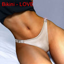 Sexy Women Pantie Crystal Rhinestone Underwear Fitness Gym Thongs Low Rise Fashion Tanga for Female Push Up Lingerie with Letter