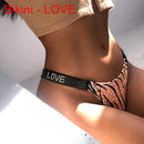 Sexy Women Pantie Crystal Rhinestone Underwear Fitness Gym Thongs Low Rise Fashion Tanga for Female Push Up Lingerie with Letter