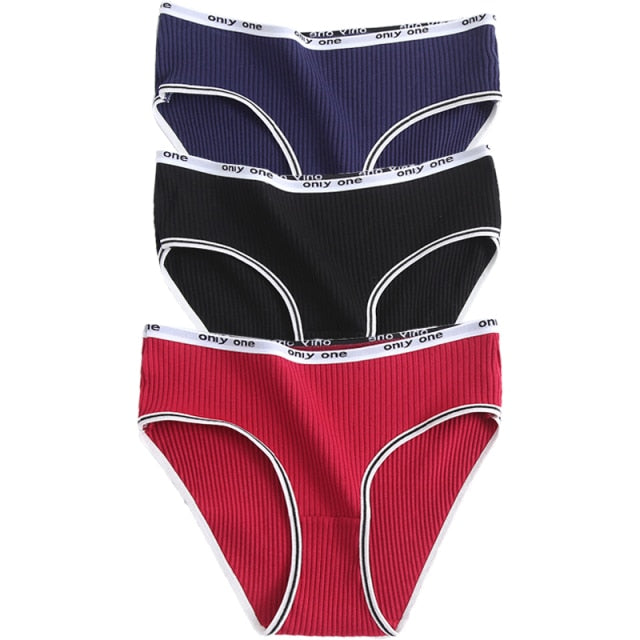 New Cotton Women Sexy Mid Waist Underwear Panties Breathable  Lingerie Briefs Soft Underpants for Ladies sexy High Quality