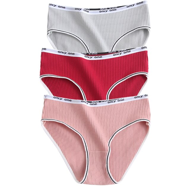 New Cotton Women Sexy Mid Waist Underwear Panties Breathable  Lingerie Briefs Soft Underpants for Ladies sexy High Quality