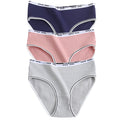 New Cotton Women Sexy Mid Waist Underwear Panties Breathable  Lingerie Briefs Soft Underpants for Ladies sexy High Quality