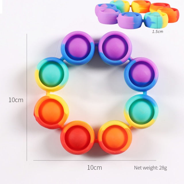 New Push Bubble Fidget Antistress Toys Adult Kids Unicorn Dinosaur Fidget Sensory Toy Autism Special Needs Stress Reliever 2021