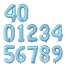 40inch Gradient Rose Red Gold Silver Big Number Foil Balloons 0 1 2 3 4 5 6 7 8 9 18 years Old Birthday Party Wedding Decoration