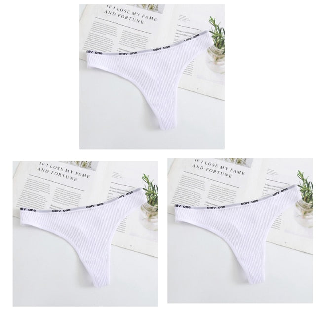Sexy Women Panties G-String Underwear Fashion Cotton Thong Breathable Briefs Ladies Soft Lingerie Low Rise Pantys Intimate