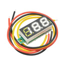 DC 0V-100V 0.28 inch LED Digital Voltmeter Voltage Meter Volt Detector Monitor Tester Panel Car 12V 24V Red Green Blue Yellow