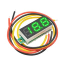 DC 0V-100V 0.28 inch LED Digital Voltmeter Voltage Meter Volt Detector Monitor Tester Panel Car 12V 24V Red Green Blue Yellow