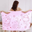 Wearable Bath Towel Superfine Fiber Bathroom Bathrobe Soft Absorbent Towel For Home Skin-Friendly Spa Beach Towels Home Textile