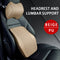 Headrest Pillow Car Neck Rest Head Support Cushion Car Breathable Memory Foam Slow Rebound Guard Car Lumbar Pillow Universal