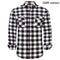 2021 New Men's Plaid Flannel Shirt Spring Autumn Male Regular Fit Casual Long-Sleeved Shirts For (USA SIZE S M L XL 2XL)