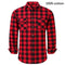 2021 New Men's Plaid Flannel Shirt Spring Autumn Male Regular Fit Casual Long-Sleeved Shirts For (USA SIZE S M L XL 2XL)