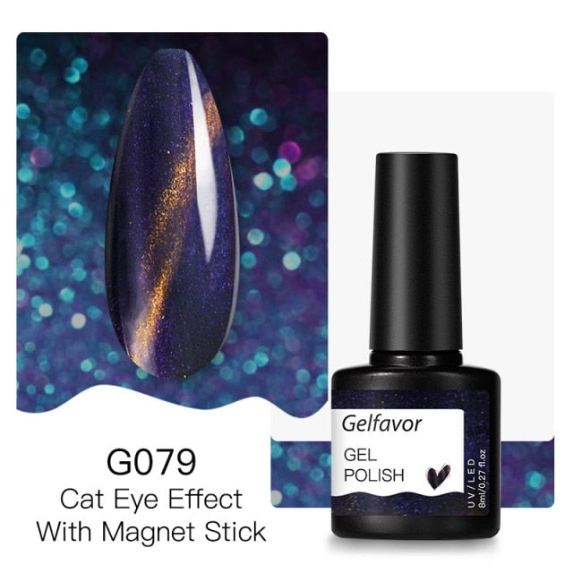 Gelfavor Nail Gel polish 8ml Varnish Hybrid Manicure Set For Nail Art Semi Platinum Painting UV LED Lamp Nails Gel polish