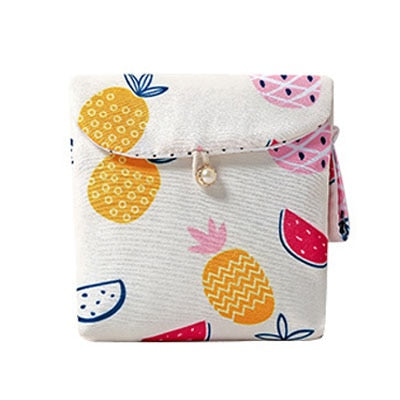Fashion Women's Small Cosmetic Bag Travel Mini Sanitary Napkin Storage Bag Coin Money Card Lipstick Storage Bag Wallet Bag