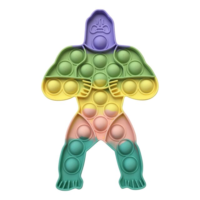 Push Bubble Fidget Toys Autism Special Needs Stress Reliever Helps Relieve Stress and Increase Focus Soft Squeeze Kid Toy New