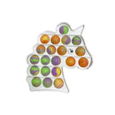 Push Bubble Fidget Toys Autism Special Needs Stress Reliever Helps Relieve Stress and Increase Focus Soft Squeeze Kid Toy New