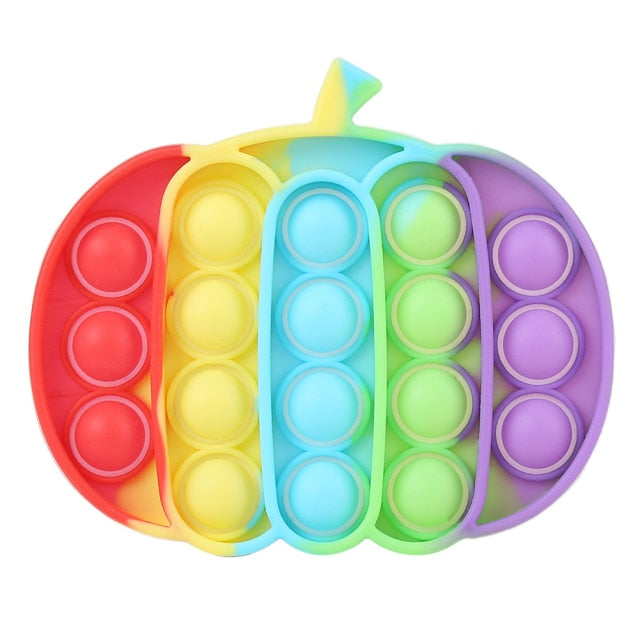 Push Bubble Fidget Toys Autism Special Needs Stress Reliever Helps Relieve Stress and Increase Focus Soft Squeeze Kid Toy New