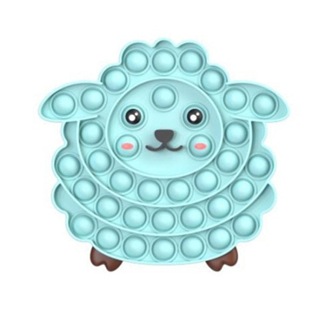 Push Bubble Fidget Toys Autism Special Needs Stress Reliever Helps Relieve Stress and Increase Focus Soft Squeeze Kid Toy New