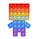 Push Bubble Fidget Toys Autism Special Needs Stress Reliever Helps Relieve Stress and Increase Focus Soft Squeeze Kid Toy New