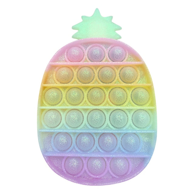 Push Bubble Fidget Toys Autism Special Needs Stress Reliever Helps Relieve Stress and Increase Focus Soft Squeeze Kid Toy New