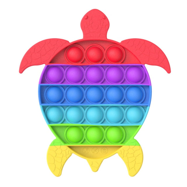 Push Bubble Fidget Toys Autism Special Needs Stress Reliever Helps Relieve Stress and Increase Focus Soft Squeeze Kid Toy New