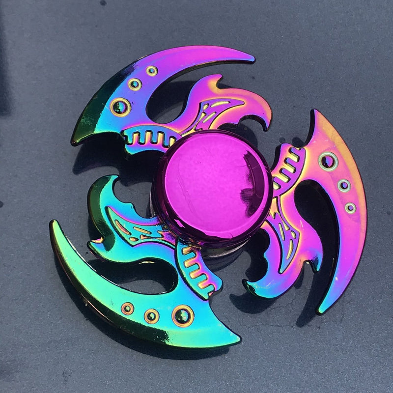 Colorful Metal Alloy Fidget Spinner R188 Smooth Bearing Mute Rainbow Hand Spinner stress reliever Toys For Children Adult Gifts