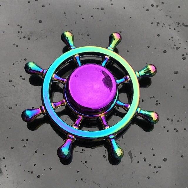 Colorful Metal Alloy Fidget Spinner R188 Smooth Bearing Mute Rainbow Hand Spinner stress reliever Toys For Children Adult Gifts