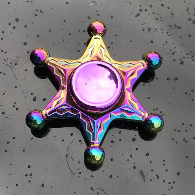 Colorful Metal Alloy Fidget Spinner R188 Smooth Bearing Mute Rainbow Hand Spinner stress reliever Toys For Children Adult Gifts