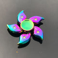 Colorful Metal Alloy Fidget Spinner R188 Smooth Bearing Mute Rainbow Hand Spinner stress reliever Toys For Children Adult Gifts